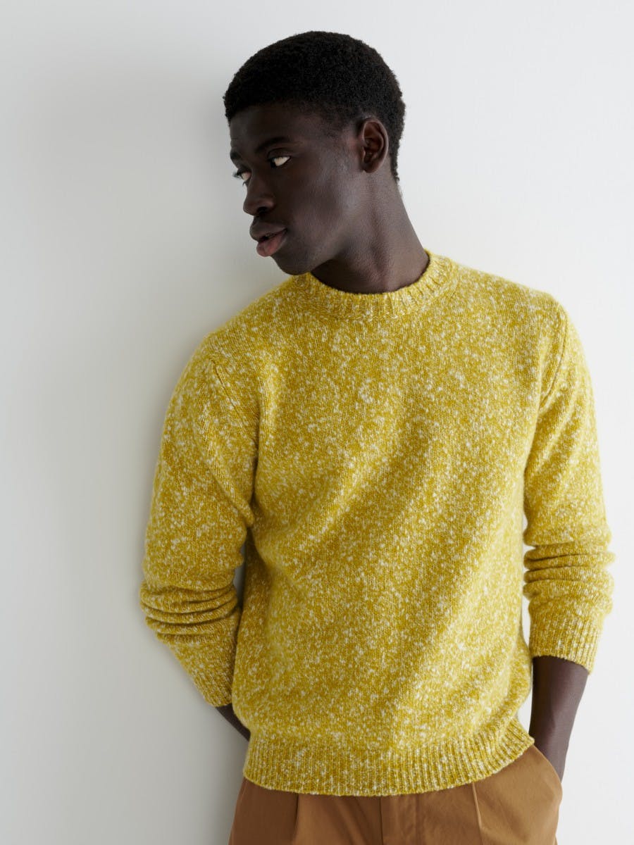 Mens Pollen Slub Crew Neck Sweater | Begg x Co