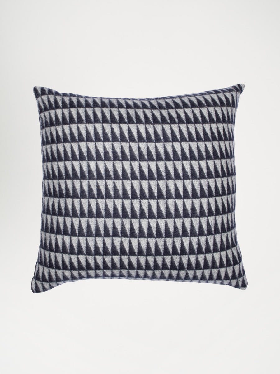 Vector Lambswool Cashmere Cushion Klein Blue