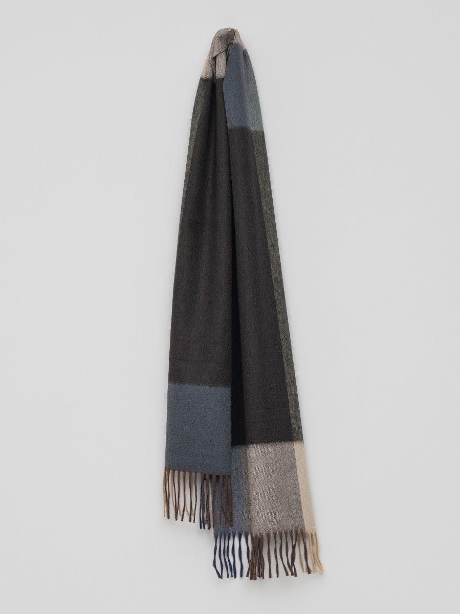 Mens Shadow Cashmere Scarf | Begg x Co