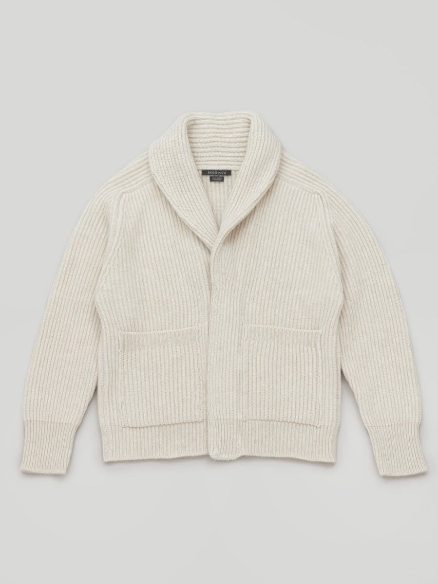 Womens Minnie Bare Undyed Cashmere Cardigan | Begg x Co 