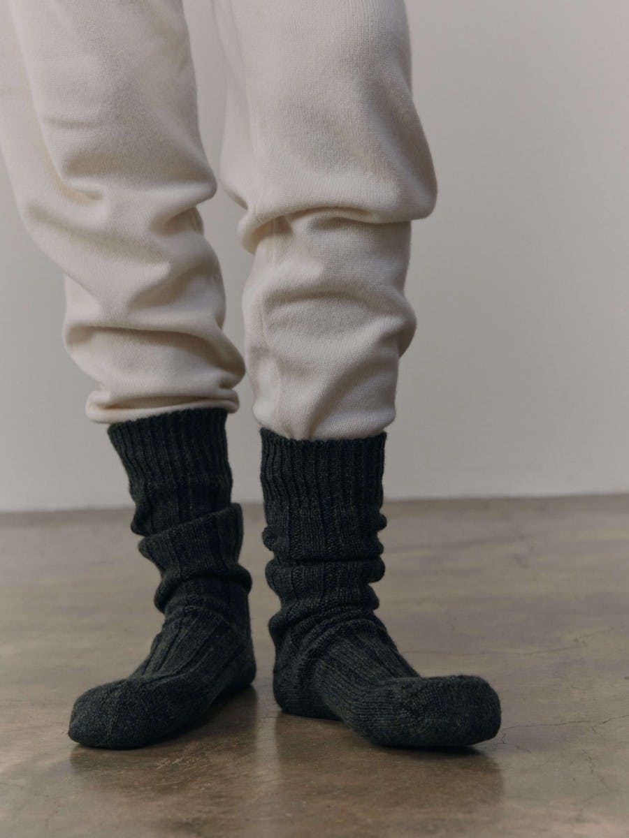 Mens Lounge Cashmere Socks Camo | Begg x Co