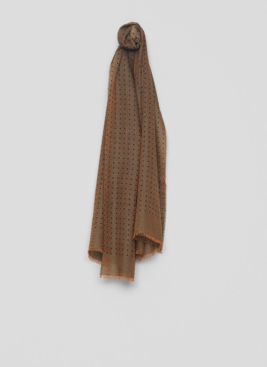 Men's Luxury Lightweight Cashmere Stole in Vicuna | Begg x Co